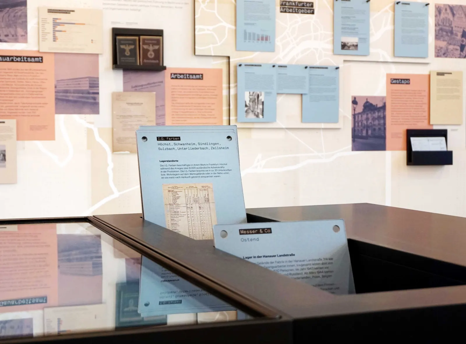 Geschichtsort Adlerwerke — Ausstellungsansicht